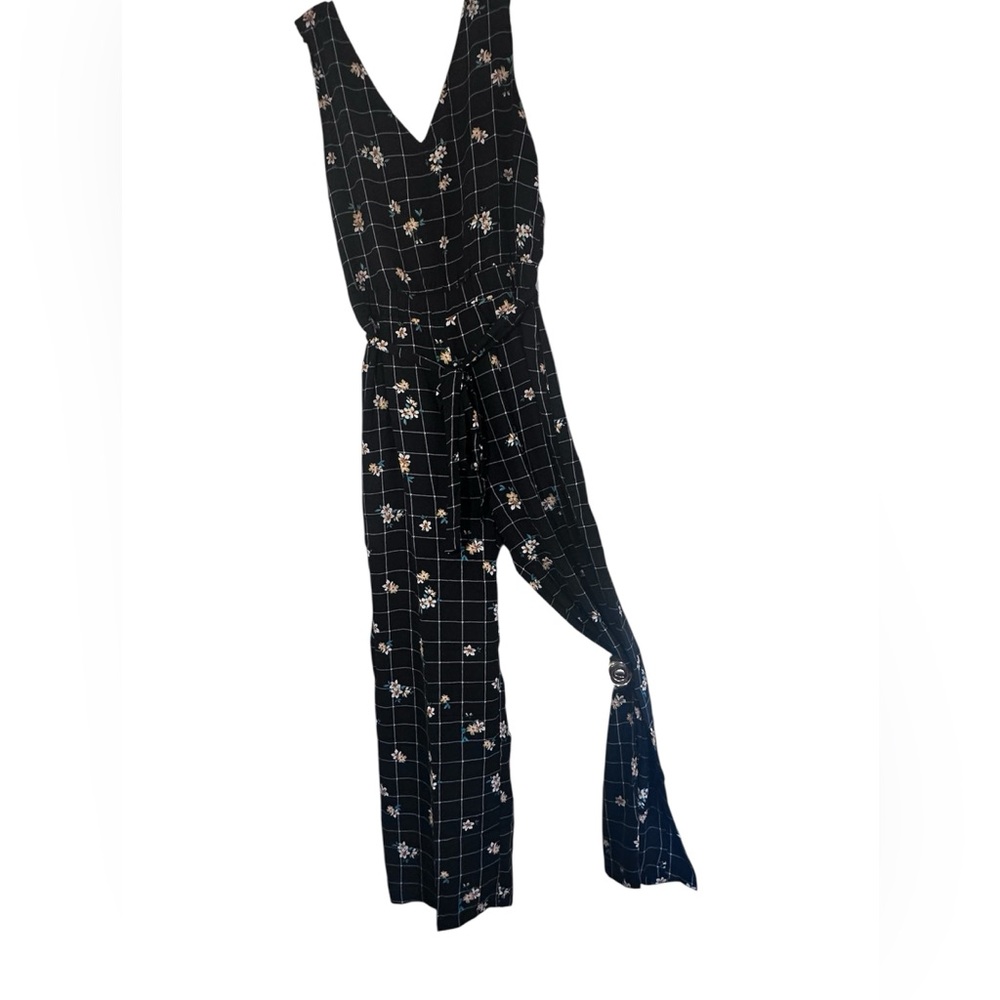 NWT Orange Creek Plaid Floral Jumpsuit. Retail $60.00